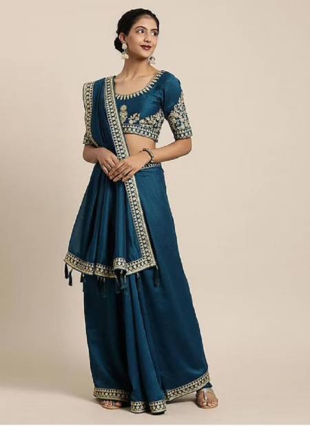 Sucha 01 Heavy Fancy Festive Wear Vichitra Silk Designer Saree Collection