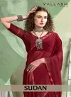Sudan By Vallabhi Designer Georgette Party Wear Sarees Wholesale Market In Surat