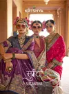 Sugandha By Kreshva P V Silk Wedding Wear Saree Suppliers In India