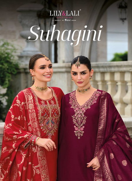 Suhagini By Lily And Lali Silk Surat Kurti With Bottom Dupatta Wholesale Market
