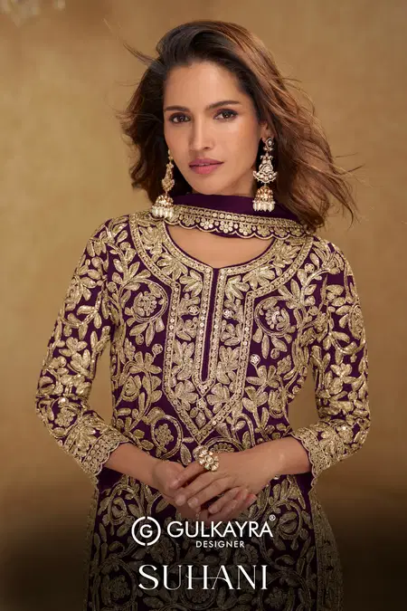 Suhani By Gulkayra Georgette Embroidery Wholesale Readymade Suits In India
