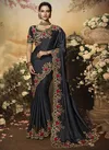 Suhani Padding Dola Silk Embroidery Work Wedding Wear Designer Heavy Saree Collection
