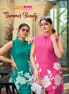 Summer Beauty By Tips And Tops Rayon Printed Cord Set Suppliers In India