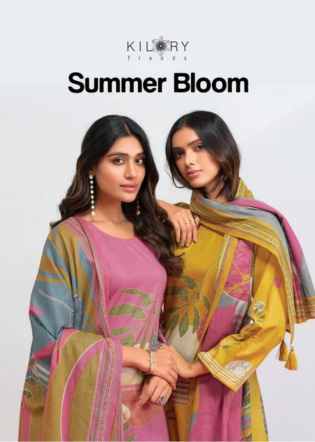 Summer Bloom By Kilory Lawn Cotton Printed Surat Salwar Suits Wholesale Market
