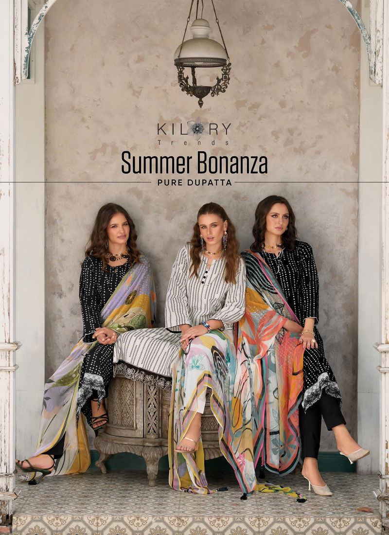 Summer Bonanza By Kilory Jam Cotton Printed Salwar Kameez Wholesale Price Catalog