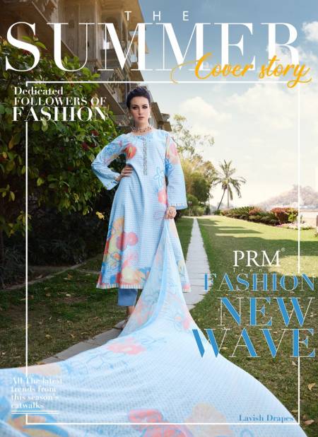 Summer Cover Story By Prm Printed Lawn Cotton Dress Material Wholesale Suppliers In Mumbai Catalog