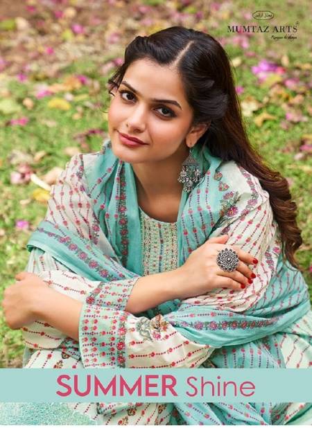 Summer Shine By Mumtaz Lawn Cotton Digital Printed Salwar Suits Wholesale Market In Surat Catalog