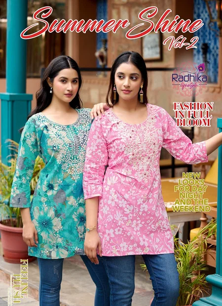 Summer Shine Vol 2 By Radhika Cotton Wholesale Ladies Top Suppliers In Mumbai