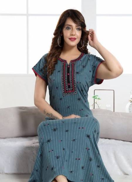 Summer Special 356 Night Wear Wholesale Gown Nighty Collection