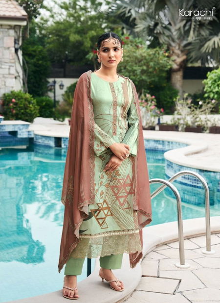 Summer Swag By Kesar Jam Satin Digital Printed Dress Material Suppliers In India
 Catalog