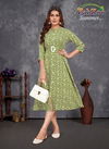 Summer Vol 1 By Fabzoo Designer Frock Style Party wear Kurtis Wholesale Price In Surat