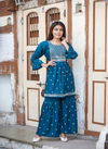 Sunehri 01 Latest Designer Festive Wear Kurti With Sarara Collection