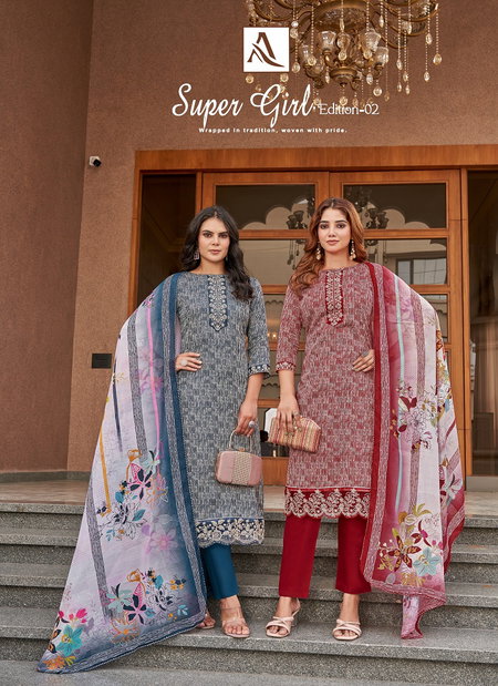 Super Girl Edition 2 By Alok Suit Jam Cotton Printed Dress Material Wholesale Online