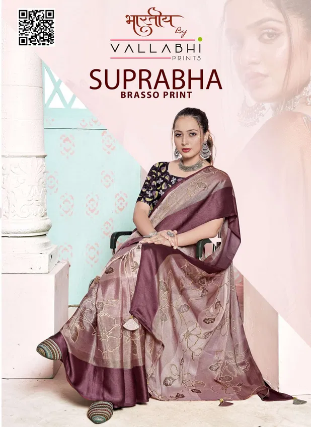 Suprabha By Vallabhi Brasso Designer Sarees Wholesale Price In Surat