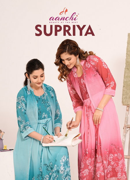 Supriya By Aanchi Fancy Fabric Flair Wholesale Kurti Suppliers In Mumbai
