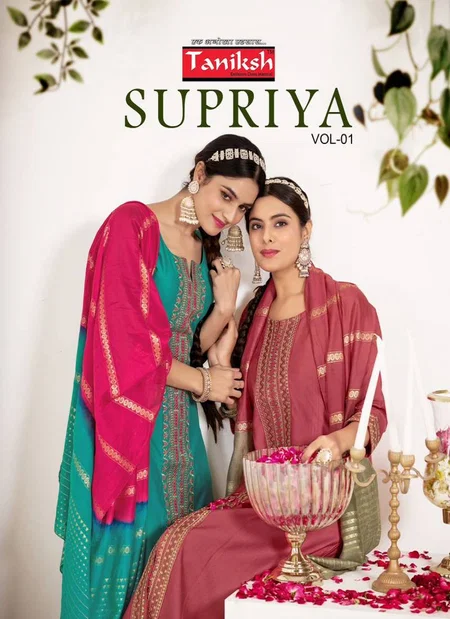 Supriya Vol 1 By Taniksh Vatican Kurti Bottom With Dupatta Suppliers In India