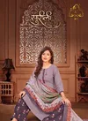 Surili Rijiya Latest Chinon Slub With Full Inner Casual Wear Readymade Plazzo Suit Collection