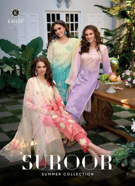 Suroor By Kailee Pure Cotton Kurti With Bottom Dupatta Wholesalers In Surat