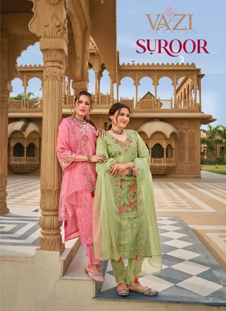 Suroor By Vazi Mul Chanderi Kurti With Bottom Dupatta Wholesalers In Surat