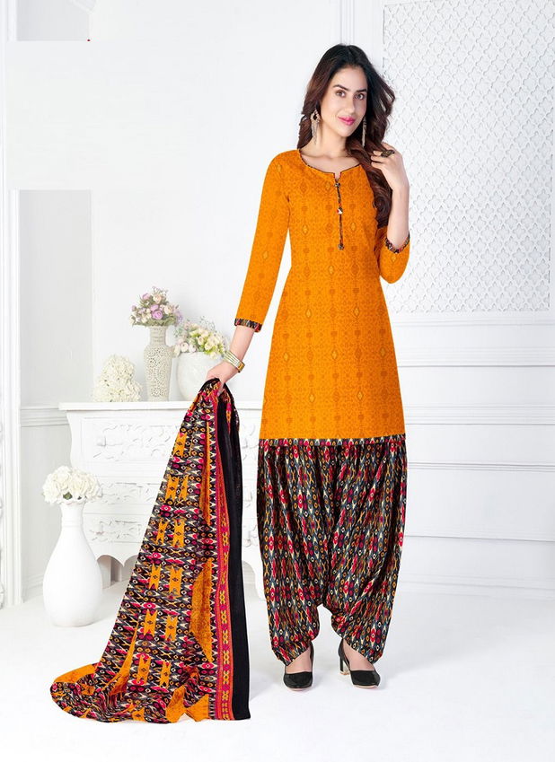 Suryajyoti Trendy Patiyala 5 Casual Daily Wear Cotton Printed Dress Materail Collection