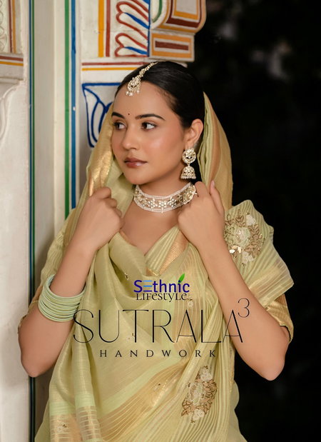 Sutrala Vol 3 By Sethnic Tissue Linen Occasion Wear Wholesale Saree In India
