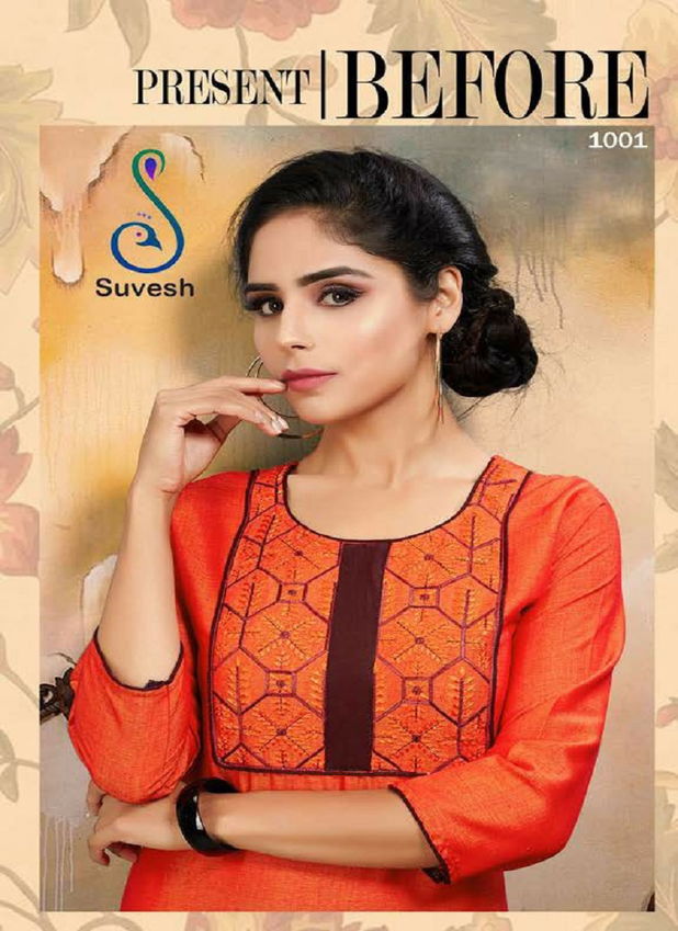 SUVESH NIYATI VOL-2 Latest Design Ethnic Regular Wear Embroidery Work Rayon Kurti Collection