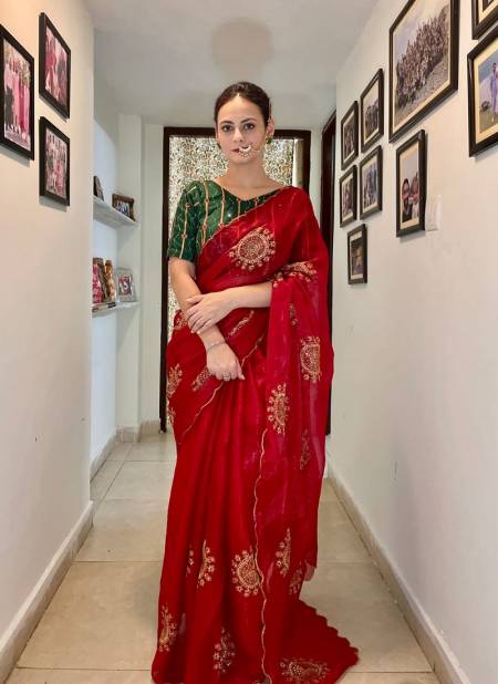 SV Chiffon Zari Silk Designer Sarees Wholesale Market In Surat With Price