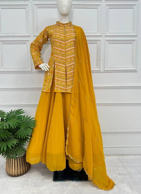 Sv Designer Embroidery Georgette Readymade Suits Wholesale Shop IN Surat