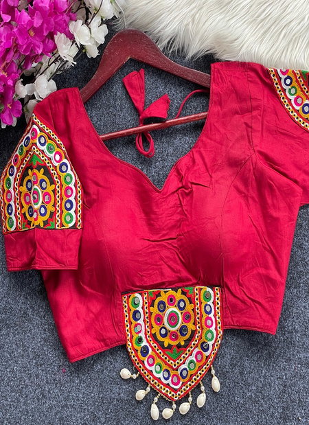 SV Magic Cotton Navratri Special Blouse Wholesale Shop In	