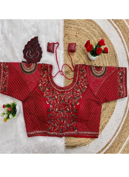 Sv Milan Silk Bridal Wedding Wear Blouse Wholesale Price In Surat
