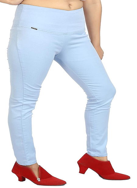 Swara Broad Belt Pant Beautiful Denim Comfortable Casual Wear Collection
 Catalog