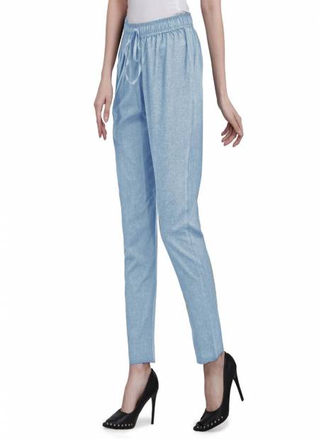 Swara Comfort 1 Fit Designer and Regular wear viscose cotton Pants Western Pants Collection Catalog