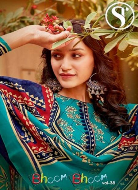 Sweety Bhoom Bhoom Vol 38 Latest Casual Wear Cotton Printed Dress Material Collection  Catalog