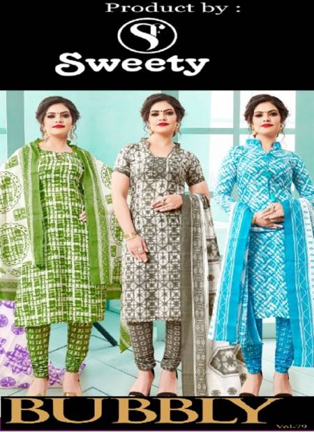 Sweety Bubbly Vol 79 Casual Wear Printed Cotton Dress Material Collection Catalog