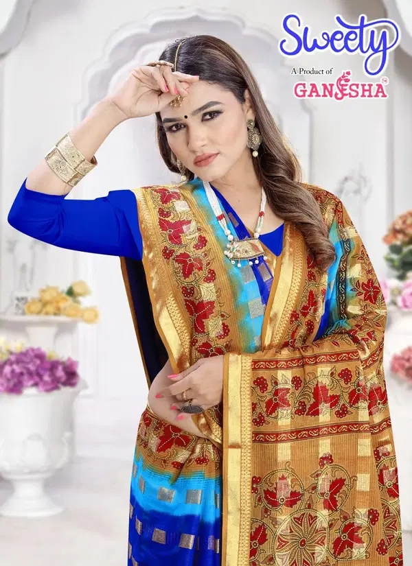 Sweety Vol 4 By Ganesha Cotton Printed Sarees Wholesale Shop In Surat