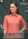 Syasii Classic 1 Latest Fancy Regular Wear Straight Cut Doby Aura Cotton Kurti Collection
