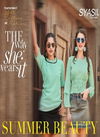Syasii Summer Beauty Fancy Elegant Latest fancy Heavy Western Ladies Top Collection