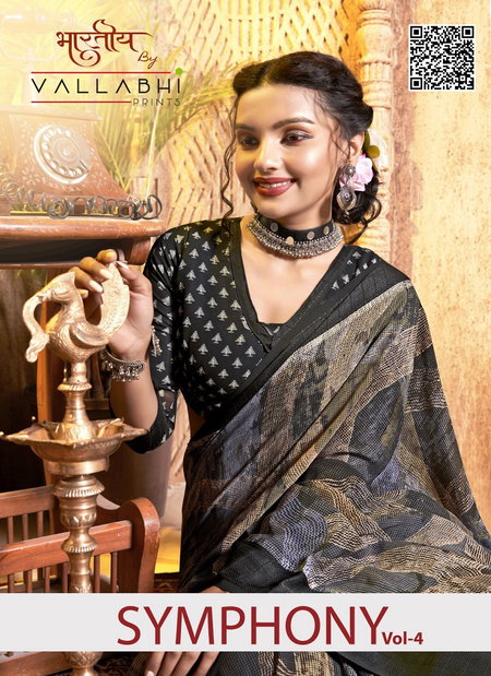 Symphony Vol 4 By Vallabhi Printed Georgette Sarees Wholesale Market In Surat

