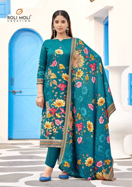 Taabeer By Roli Moli Pashmina Diamond Work Dress Material Wholesale Price In Surat