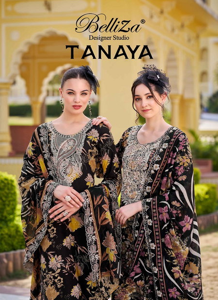 Tanaya By Belliza Viscose Rayon Printed Dress Material Wholesalers In Delhi