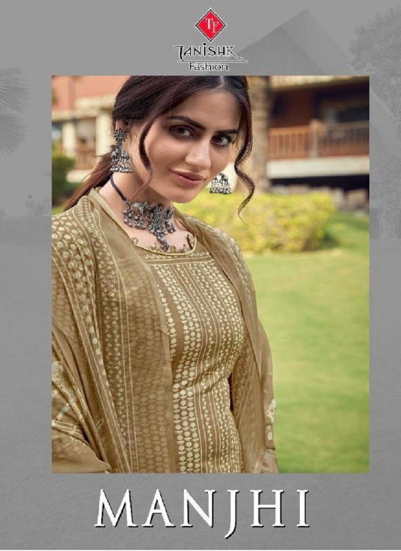 TANISHK MANJHI Latest fancy Festive Wear Pure lawn Batic Cotton Designer Printed Heavy Salwar Suit Collection