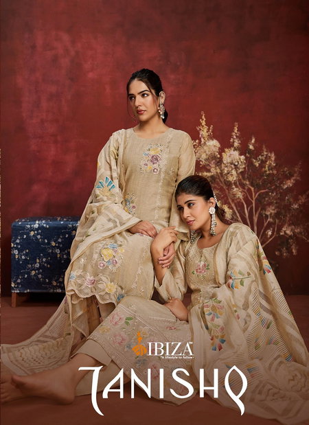 Tanishq By Ibiza Orgenic Sen Silk Designer Salwar Suits Wholesale Market In Surat
