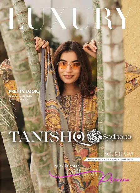 Tanishq By Sadhana Viscose Pashmina Dress Material Wholesalers In Surat
