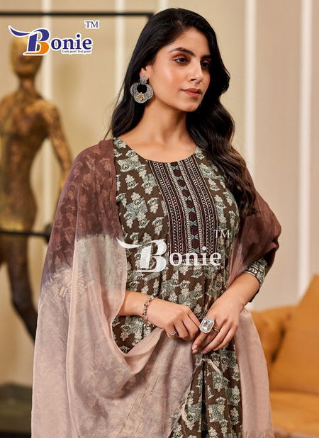 Tanvi By Bonie Rayon Printed Anarkali Kurti With Bottom Dupatta Wholesale Shop In Surat
 Catalog