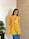 Tanyaa P 195 Stylish Cotton Printed Ladies Tops Exporters In India