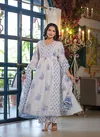 Tanyaa P 292 Mul Cotton Anarkali Kurti With Bottom Dupatta Orders In India