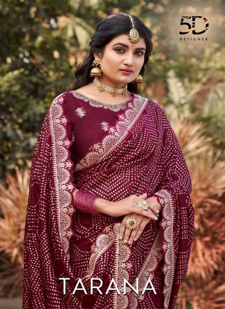 Tarana By Right Women Embroidery Foil Printed Sarees Wholesalers In Surat Catalog