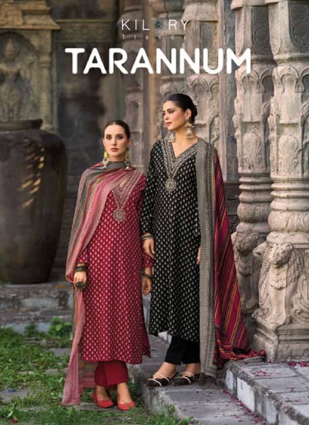 Tarannum By Kilory Viscose Pashmina Printed Online Dress Material Wholesale