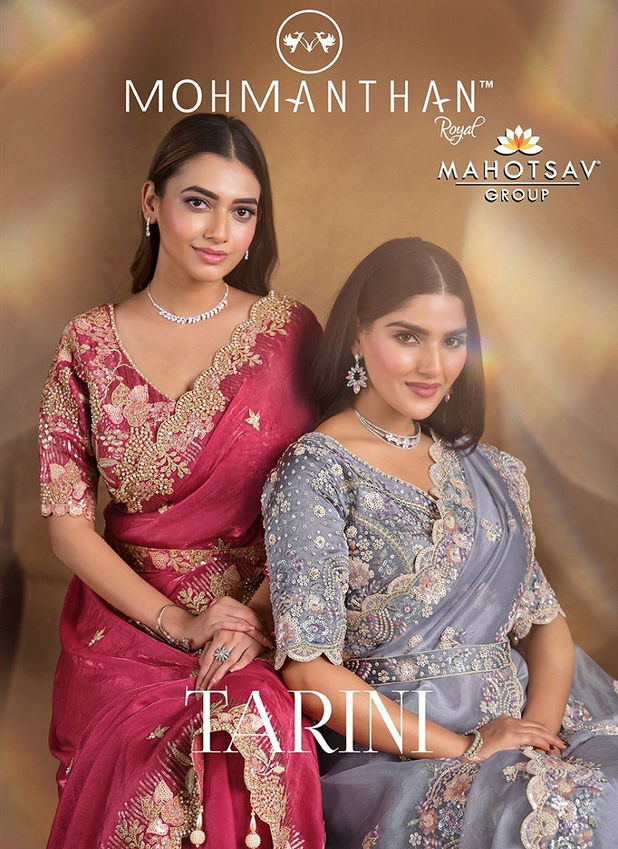 Tarini Mohmanthan Royal By Mahotsav Designer Party Wear Saree Suppliers In India