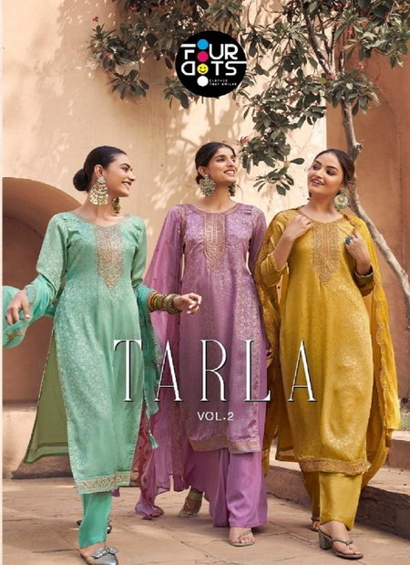Tarla Vol 2 By Fourdots Viscose Designer Salwar Suits Wholesale Shop In Surat